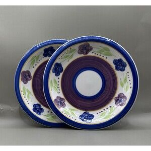 Gibson Bella Mix Match Dessert Plate Lunch Dessert Plate 8" Purple Floral